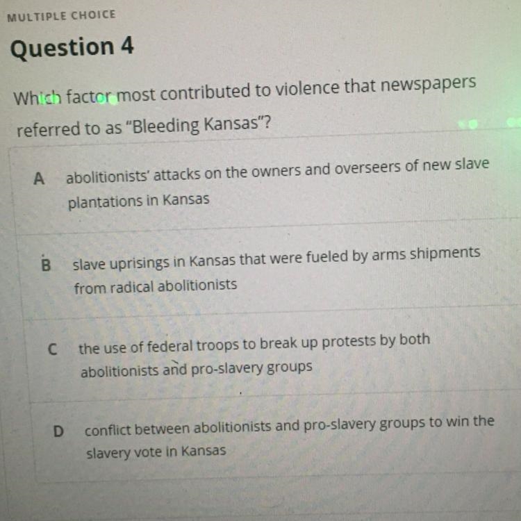 HELP ASAP! Picture included!! Which factor most contributed to violence that newspapers-example-1