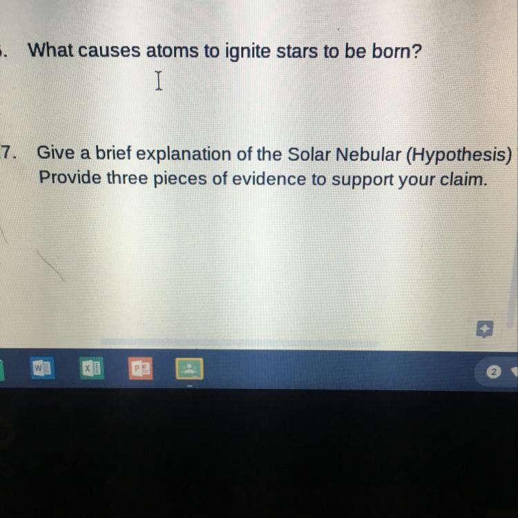 What causes atoms to ignite stars to be born?-example-1