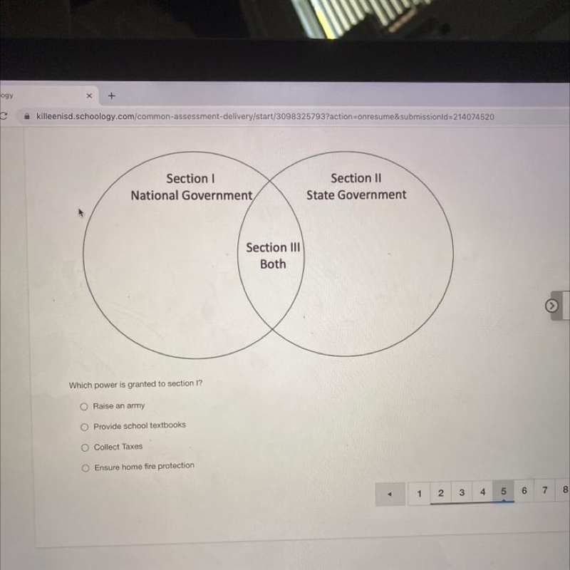 Which power is granted to section 1-example-1