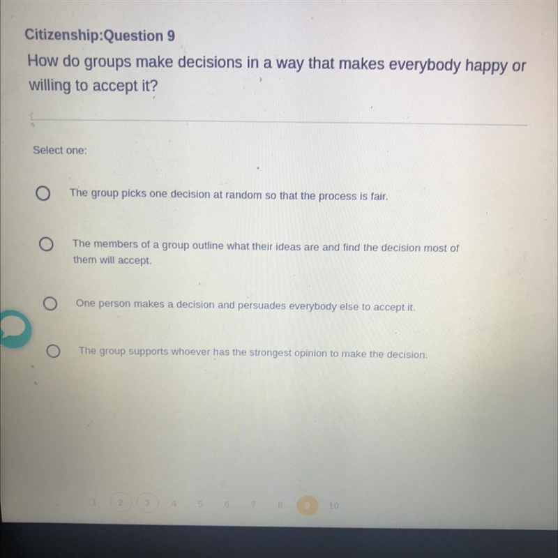 (HELP NEEDED) How do groups make decisions in a way that makes everybody happy or-example-1