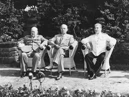 What conference took place and with what leaders toward the end of wwii?-example-1