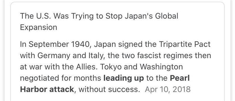 What was the U.S. position on the fighting before the attack on Pearl Harbor?-example-1