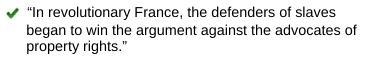 Human rights versus property rights. That argument goes on today as, for example, we-example-1