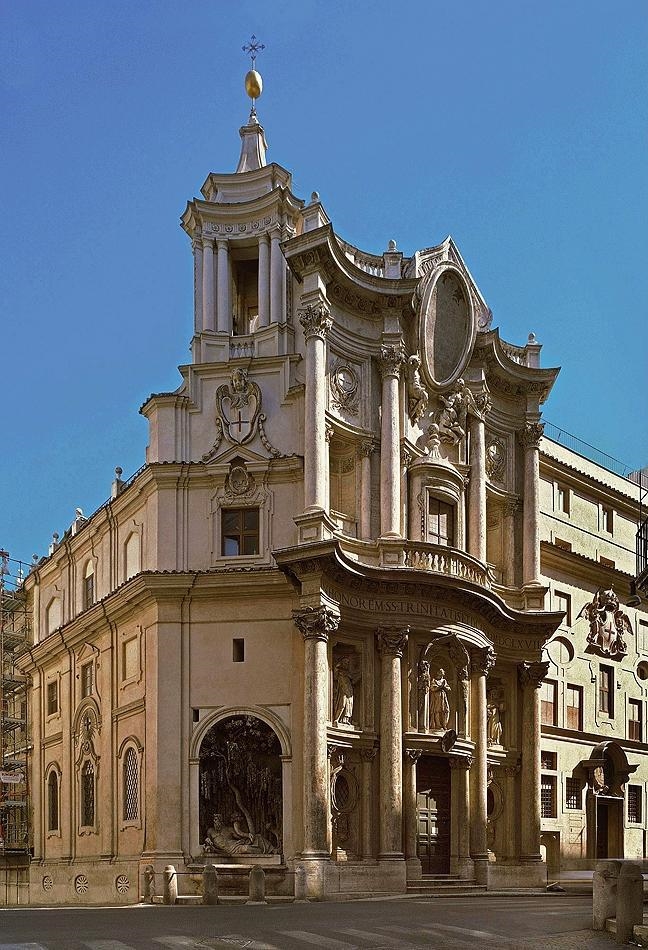 3 4 5 What is the name of the building pictured above? Church of San Carlo Ale Quatro-example-1