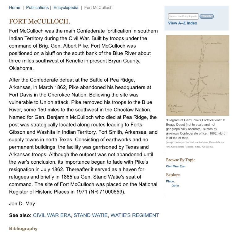 When Fort McCulloch was complete, what did Pike do concerning the Union?-example-1