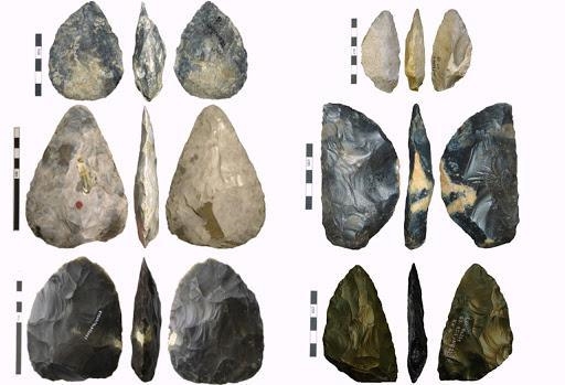 Toward the end of the Acheulian period, a technique developed that enabled toolmakers-example-1