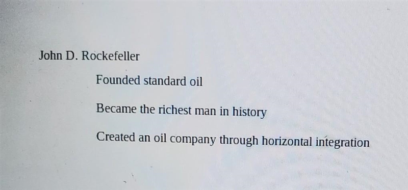 1. After reading about Rockefeller do you think he was a “robber baron” or a “captain-example-3