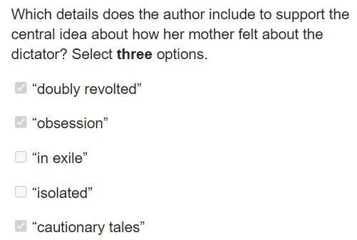 Which details does the author include to support the central idea about how her mother-example-1