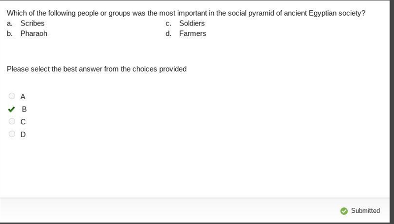 Which of the following people or groups was the most important in the social pyramid-example-1