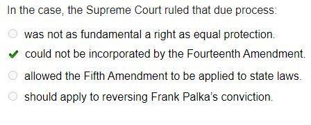 In the case, the Supreme Court ruled that due process:-example-1