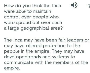 Using complete sentences explain how the Inca were able to govern such a large empire-example-1