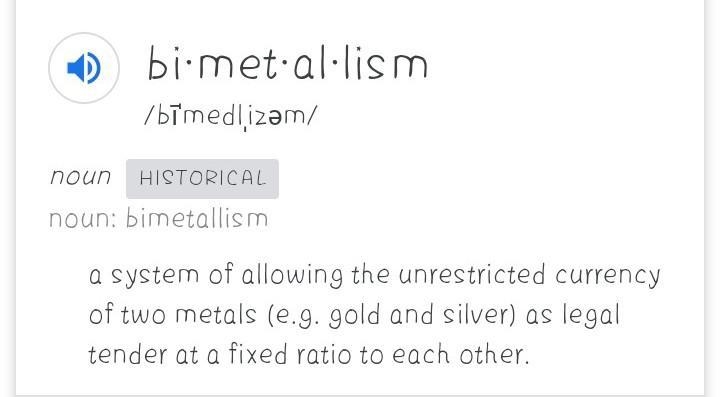 2. Explain Bi-metalism-example-1