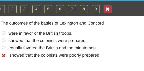 The outcomes of the battles of Lexington and concord-example-1