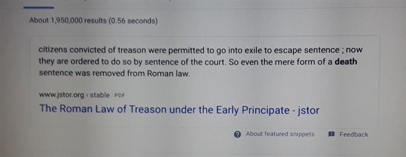 According the Twelve Tables, what was the punishment for treason in Rome? Why would-example-1