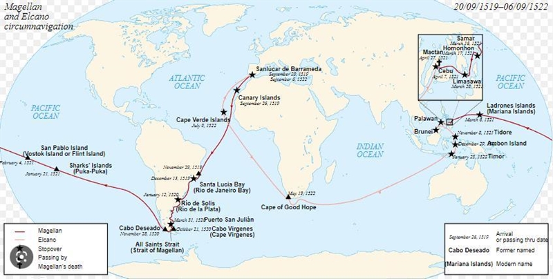 Which explorer is represented by the map above? A. Francis Drake B. Vasco da Gama-example-1