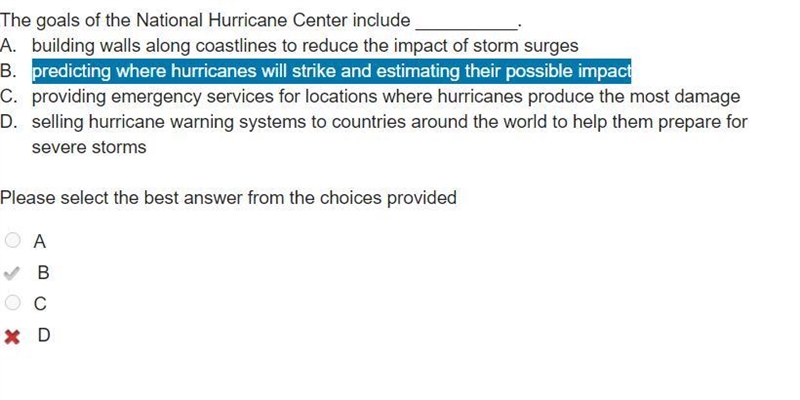 The goals of the National Hurricane Center include-example-1