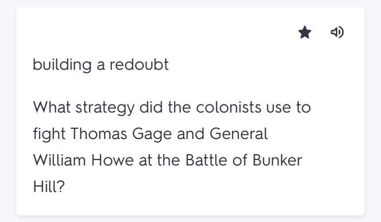 What strategy did the Colonists use to help them in their fight against the British-example-1