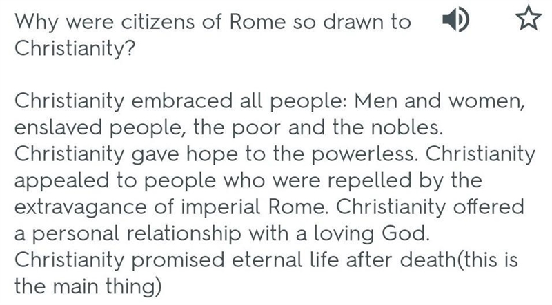 Why were the citizen of roman empire so drawn into christianity-example-1