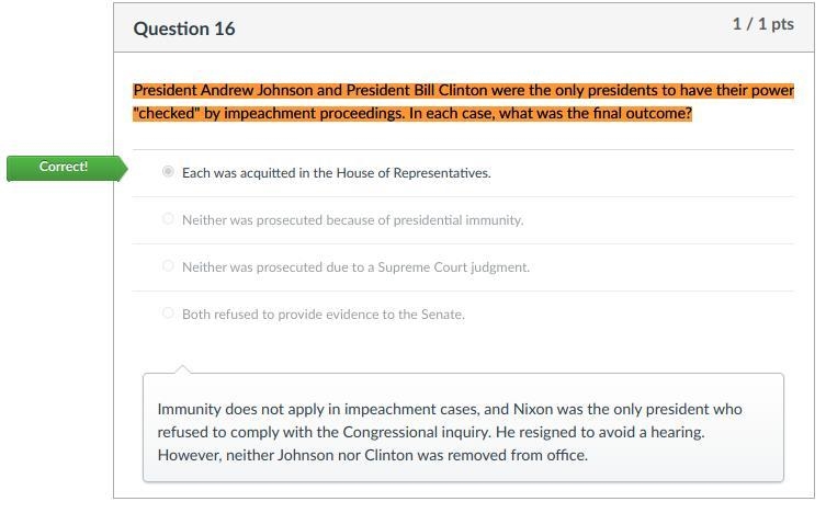 President Andrew Johnson and President Bill Clinton were the only presidents to have-example-1