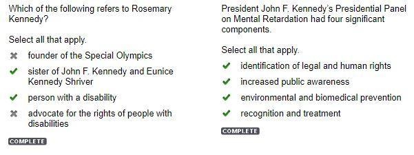 Which of the following refers to Rosemary Kennedy? Select all that apply. A.founder-example-1