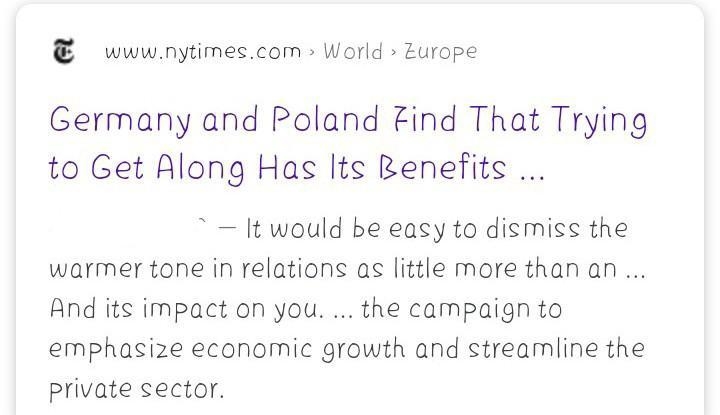 How does Poland benefit from its economic relationship with Germany?-example-1