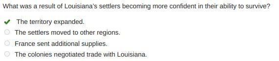 28:18 What was a result of Louisiana’s settlers becoming more confident in their ability-example-1