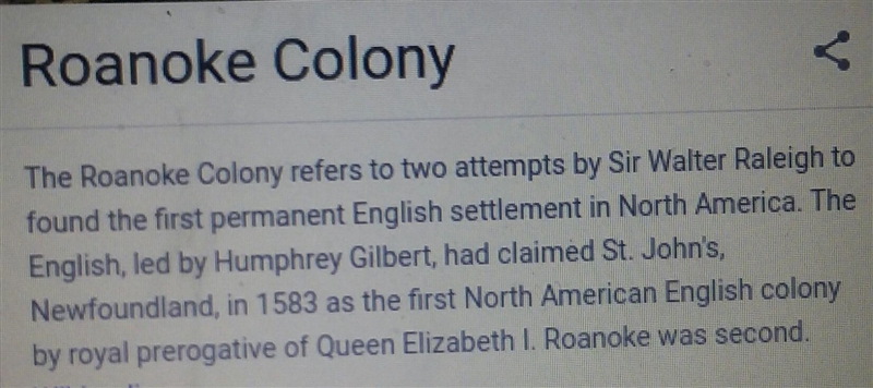 Who were the colonists at roanoke island-example-1