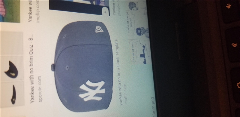 Yankee with no brim Or brimwth no Yankee?!-example-1