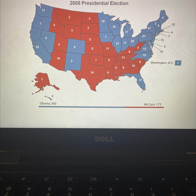 Look at these maps from the 2008 C and 2012 presidential elections. In the space provided-example-1