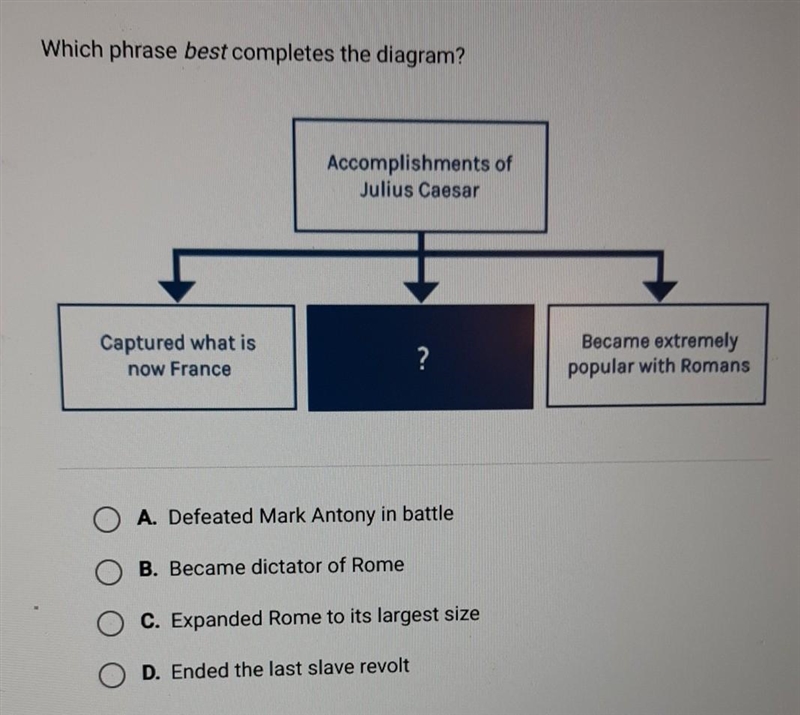 Which phrase best completes the diagram?​-example-1