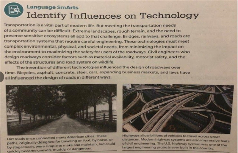 Social, scientific, and environmental factors affected roadway technology throughout-example-1