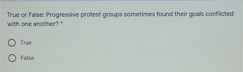 Progressive protest groups sometimes found their goals conflicted with one another-example-1