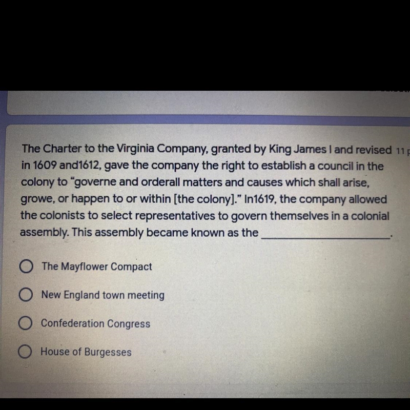 PLEASE HURRY The Charter to the Virginia Company, granted by King James I and revised-example-1