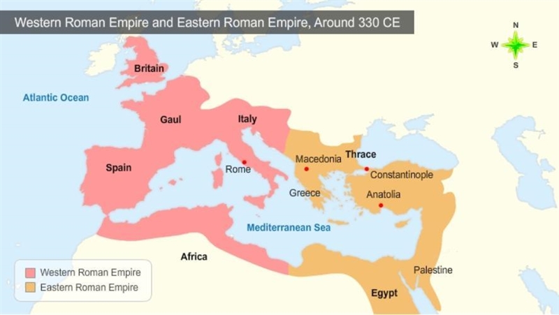 Which of the following was considered the capital of the Eastern Roman Empire? A. Anatolia-example-1