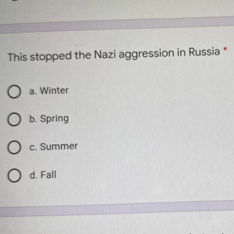 This stopped the Nazi aggression in Russia? helpp asap-example-1