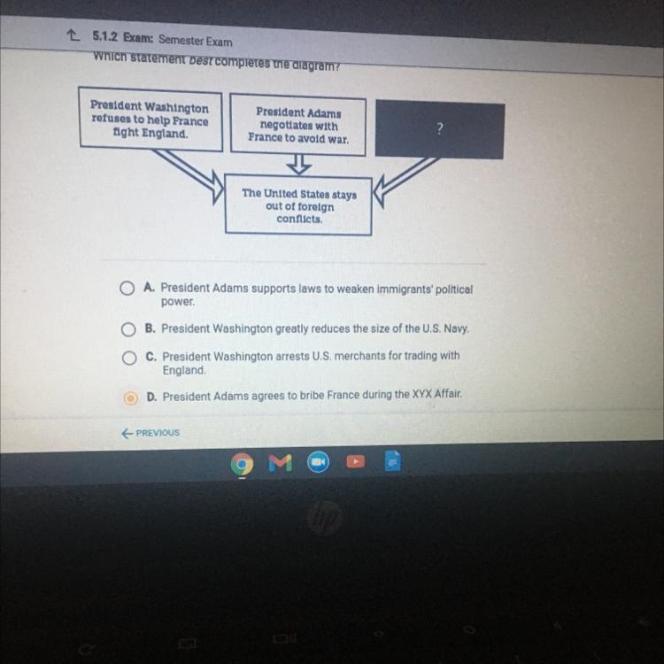 I NEED HELP ASAP PLEASEEE !!! President Washington refuses to help France fight England-example-1