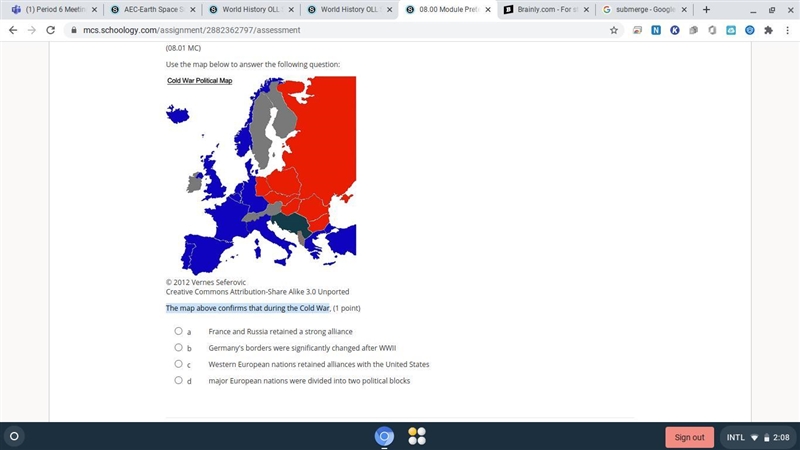 The map above confirms that during the Cold War-example-1