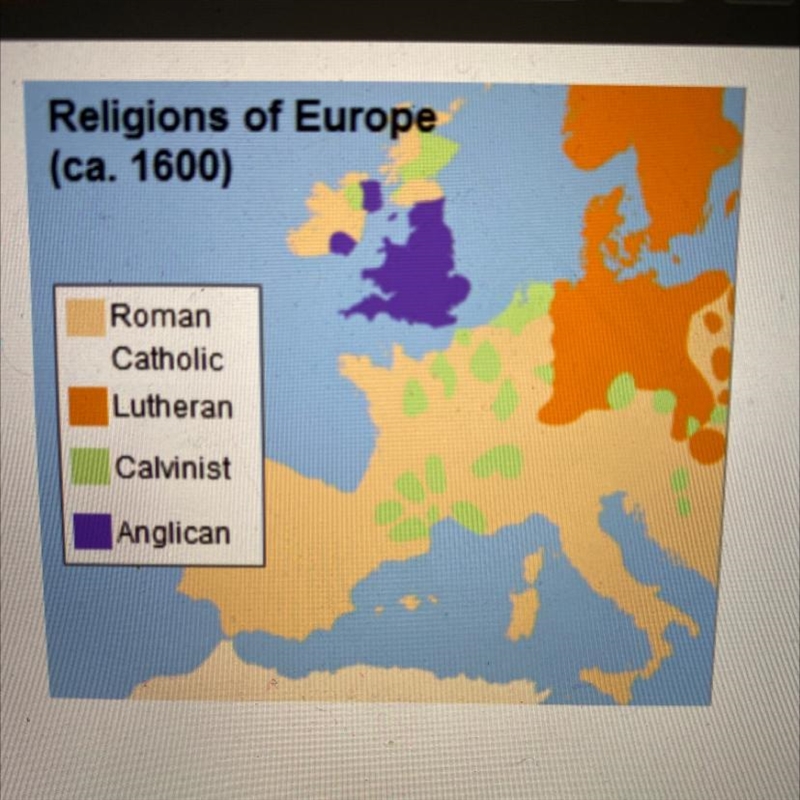 How does the information on the map relate to the European colonization of the Americas-example-1