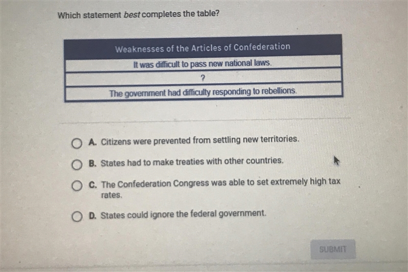 Which Statement Best Completes The Table?-example-1