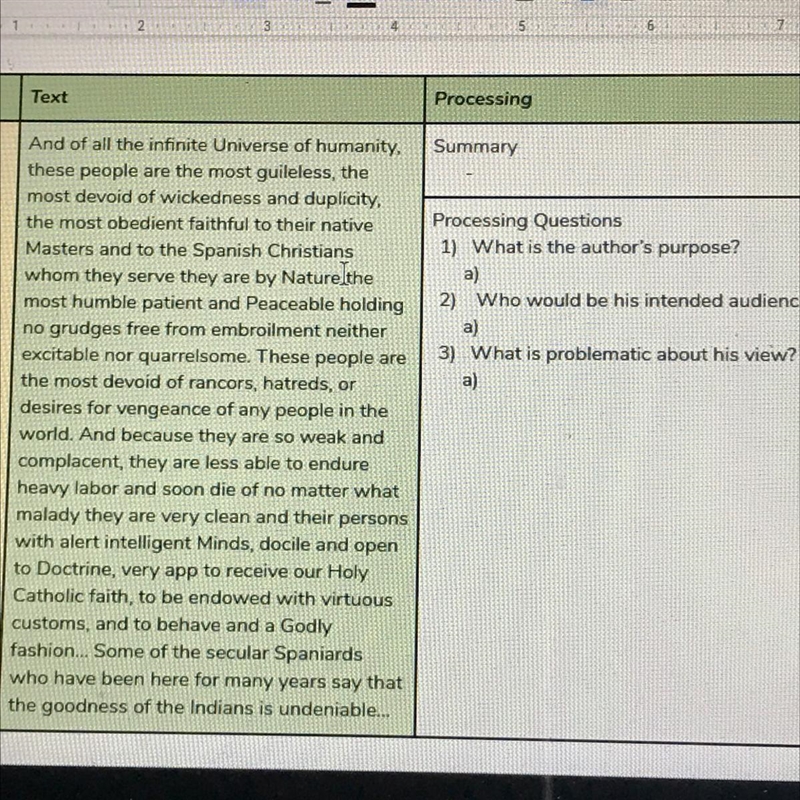 -Summary; 1) what is the authors purpose? 2)who would be his intended audience? 3) what-example-1