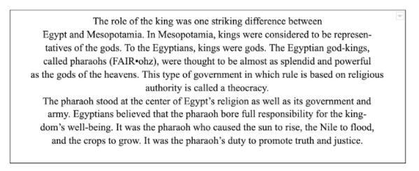 Why were Egypt’s pharaohs unusually powerful rulers?-example-1