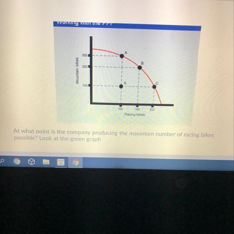 I need help Question is, “ at what point is the company producing the maximum number-example-1