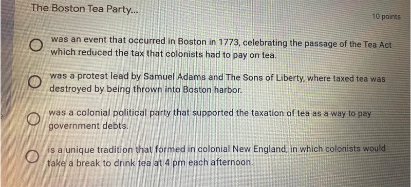 The Boston Tea Party..........-example-1