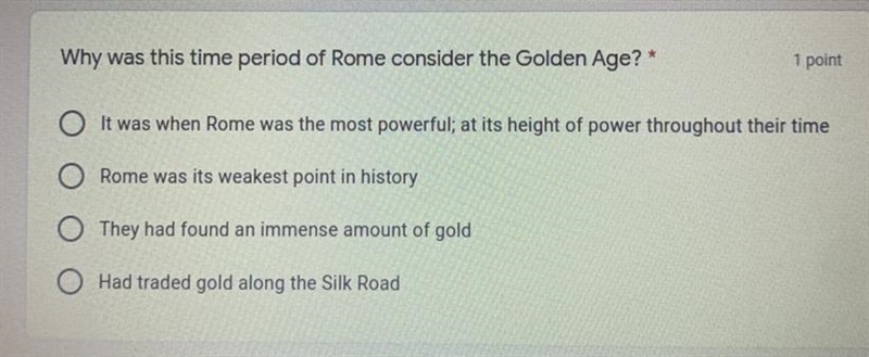 Why was this time period do rome-example-1