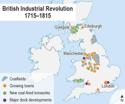 Refer to the map (via file). Which of the following explains how environmental factors-example-1