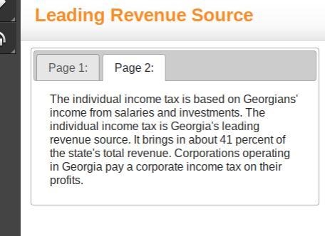 Georgia's leading source of revenue brings in more money than sales and fuel taxes-example-2