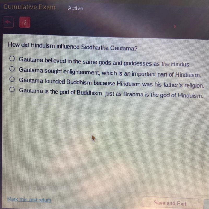 How did Hinduism influence Siddhartha Gautama???-example-1