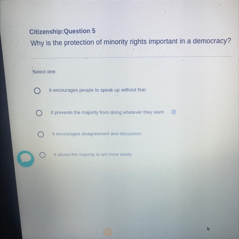 Why is the protection of minority rights important in a democracy?-example-1