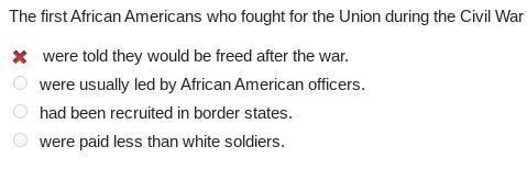 The first African Americans who fought for the Union during the Civil War-example-1