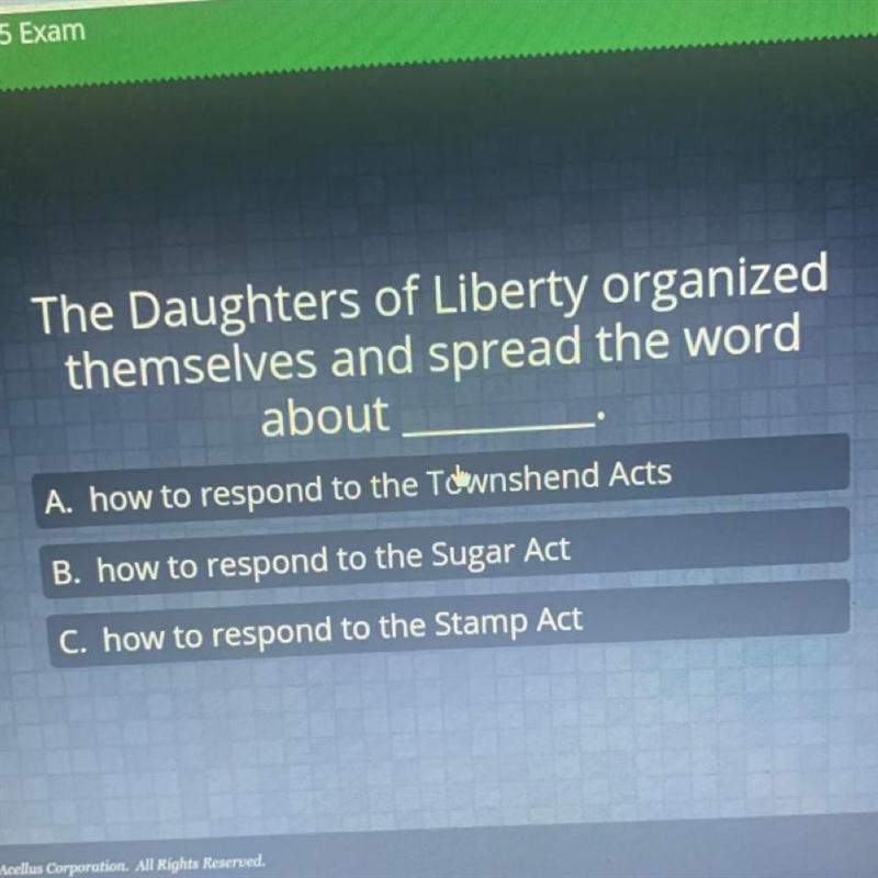 The Daughters of Liberty organized themselves and spread the word about-example-1